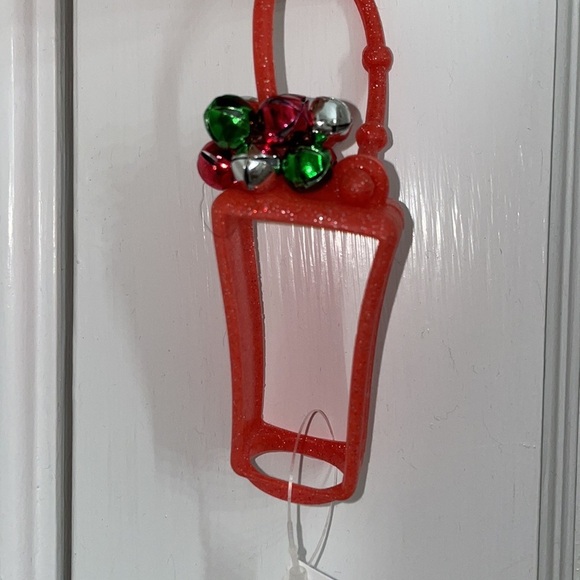 Bath & Body Works Accessories - Bath and Body Works holiday Christmas sanitizer holder keychain jingle bells